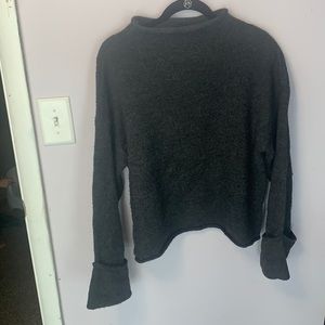 Gray/Black Anthropologie sweater Sz L